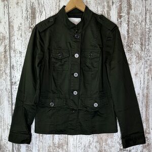 Two by Vince Camuto Olive Green Military Utility Jacket M NWT